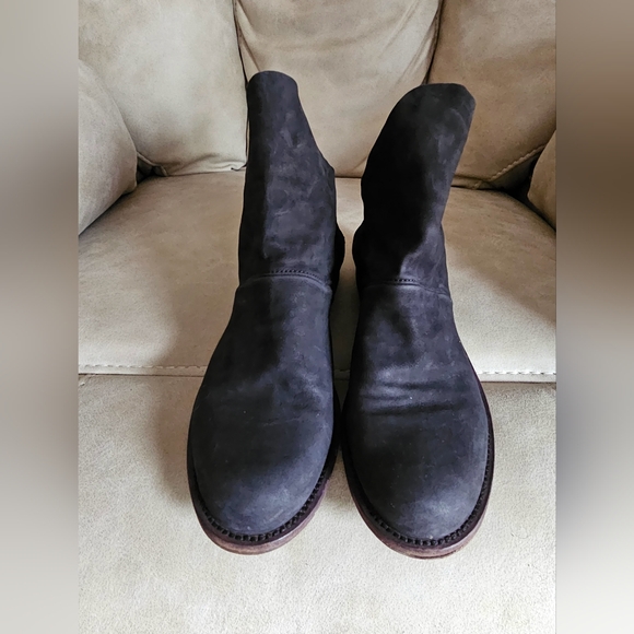 LD Tuttle quality leather black made in Italy ankle boots size 37.5 US 7 - Picture 3 of 10